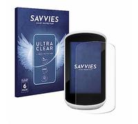 Savvies 6 Pack Screen Protector compatible with Garmin Edge Explore 2018 Protection Film Clear