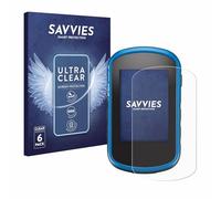 Savvies 6 Pack Screen Protector compatible with Garmin eTrex Touch 35 Protection Film Clear
