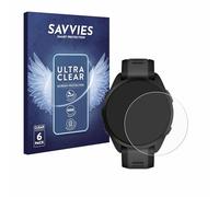 Savvies 6 Pack Screen Protector compatible with Garmin Forerunner 165 Protection Film Clear