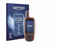 Savvies 6 Pack Screen Protector compatible with Garmin GPSMAP 62s Protection Film Clear