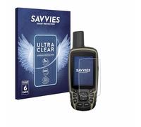 Savvies 6 Pack Screen Protector compatible with Garmin GPSMAP 65s Protection Film Clear