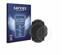 Savvies 6 Pack Screen Protector compatible with Garmin Instinct 3 Solar Tactical Edition (50 mm) Protection Film Clear