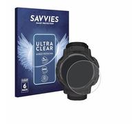 Savvies 6 Pack Screen Protector compatible with Garmin Instinct Crossover Solar Protection Film Clear
