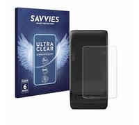 Savvies 6 Pack Screen Protector compatible with Garmin vivoactive HR Protection Film Clear