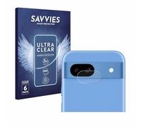 Savvies 6 Pack Screen Protector compatible with Google Pixel 8a (ONLY Camera Lens) Protection Film Clear