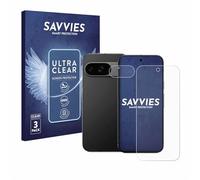 Savvies 6 Pack Screen Protector compatible with Google Pixel 9 (Front+Camera) Protection Film Clear