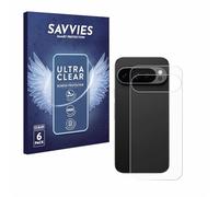 Savvies 6 Pack Screen Protector compatible with Google Pixel 9 Pro (Back) Protection Film Clear