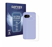 Savvies 6 Pack Screen Protector compatible with Google Pixel 9a (Back) Protection Film Clear