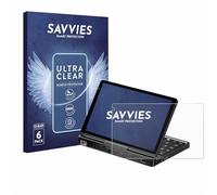 Savvies 6 Pack Screen Protector compatible with GPD Pocket 4 Protection Film Clear