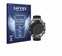 Savvies 6 Pack Screen Protector compatible with Huawei Watch Ultimate 2 Black Protection Film Clear