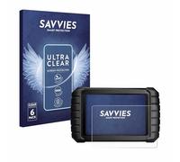 Savvies 6 Pack Screen Protector compatible with iCarsoft CR Max Protection Film Clear