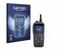 Savvies 6 Pack Screen Protector compatible with Icom IC-M94D Protection Film Clear