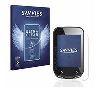 Savvies 6 Pack Screen Protector compatible with igpsport BSC100S Protection Film Clear