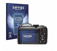 Savvies 6 Pack Screen Protector compatible with Kodak Pixpro AZ255 Protection Film Clear