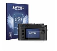 Savvies 6 Pack Screen Protector compatible with Leica M EV1 Protection Film Clear