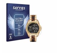 Savvies 6 Pack Screen Protector compatible with Michael Kors Access Bradshaw/Grayson Protection Film Clear