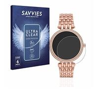 Savvies 6 Pack Screen Protector compatible with Michael Kors Access Darci Gen 5E Protection Film Clear