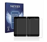 Savvies 6 Pack Screen Protector compatible with Microsoft Surface Duo Protection Film Clear