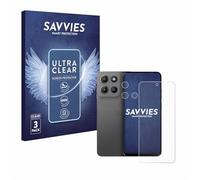 Savvies 6 Pack Screen Protector compatible with Motorola Moto G15 (Front+Camera) Protection Film Clear