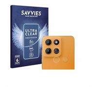 Savvies 6 Pack Screen Protector compatible with Motorola Moto G15 (ONLY Camera Lens) Protection Film Clear