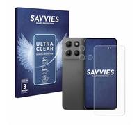 Savvies 6 Pack Screen Protector compatible with Motorola Moto G15 Power (Front+Camera) Protection Film Clear
