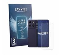 Savvies 6 Pack Screen Protector compatible with Motorola Moto G17 (Front+Camera) Protection Film Clear