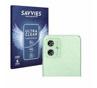 Savvies 6 Pack Screen Protector compatible with Motorola Moto G54 (ONLY Camera Lens) Protection Film Clear