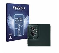 Savvies 6 Pack Screen Protector compatible with Motorola Moto G55 (ONLY Camera Lens) Protection Film Clear