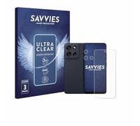 Savvies 6 Pack Screen Protector compatible with Motorola Moto G56 (Front+Camera) Protection Film Clear