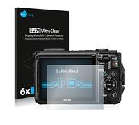 Savvies 6 Pack Screen Protector compatible with Nikon Coolpix W300 Protection Film Clear