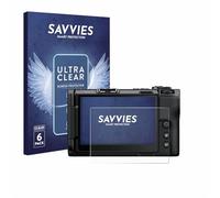 Savvies 6 Pack Screen Protector compatible with Nikon ZR 2025 Protection Film Clear