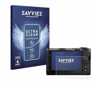 Savvies 6 Pack Screen Protector compatible with Nikon ZR Protection Film Clear