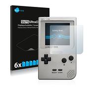 Savvies 6 Pack Screen Protector compatible with Nintendo Gameboy Pocket Protection Film Clear