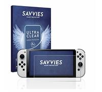 Savvies 6 Pack Screen Protector compatible with Nintendo Switch OLED-Modell Protection Film Clear