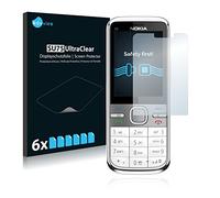 Savvies 6 Pack Screen Protector compatible with Nokia C5-00 5MP Protection Film Clear