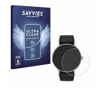 Savvies 6 Pack Screen Protector compatible with NOMOS Glashütte Ludwig Protection Film Clear