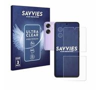 Savvies 6 Pack Screen Protector compatible with Oppo Find N2 Flip (Front+Camera) Protection Film Clear