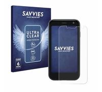 Savvies 6 Pack Screen Protector compatible with Palm Mini Smartphone Protection Film Clear
