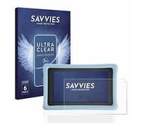 Savvies 6 Pack Screen Protector compatible with Pebble Gear 7" Kids Tablet Protection Film Clear