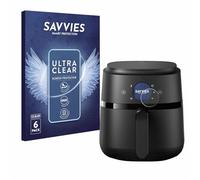 Savvies 6 Pack Screen Protector compatible with Philips Airfryer 2000 Gen 2 4,2L Protection Film Clear