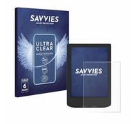 Savvies 6 Pack Screen Protector compatible with PocketBook Verse Pro Protection Film Clear
