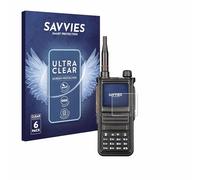 Savvies 6 Pack Screen Protector compatible with Radtel RT-470X Protection Film Clear