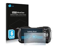 Savvies 6 Pack Screen Protector compatible with Ricoh WG-80 Protection Film Clear