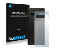 Savvies 6 Pack Screen Protector compatible with Samsung Galaxy S10 (Back) Protection Film Clear
