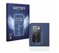 Savvies 6 Pack Screen Protector compatible with Samsung Galaxy S20 FE 5G (ONLY Camera Lens) Protection Film Clear