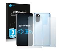 Savvies 6 Pack Screen Protector compatible with Samsung Galaxy S20 (Front+Back) Protection Film Clear