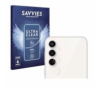 Savvies 6 Pack Screen Protector compatible with Samsung Galaxy S23 FE (ONLY Camera Lens) Protection Film Clear