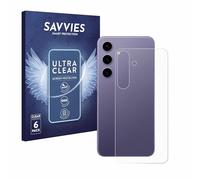 Savvies 6 Pack Screen Protector compatible with Samsung Galaxy S24 (Back) Protection Film Clear