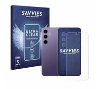 Savvies 6 Pack Screen Protector compatible with Samsung Galaxy S24 Enterprise Edition (Front+Camera) Protection Film Clear