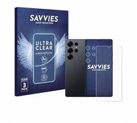 Savvies 6 Pack Screen Protector compatible with Samsung Galaxy S25 Ultra (Front+Camera) Protection Film Clear